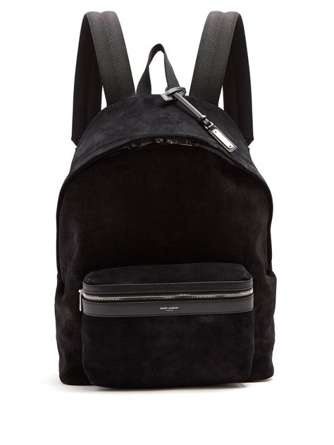 ysl black backpack suade|Saint Laurent Official Online Store .